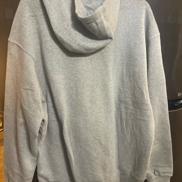 Mens ARIAT Hoodie Gray/Cobalt Raised Graphics! - Picture 4 of 4